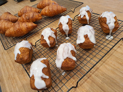 Pastries and croissants at Coffee Mark