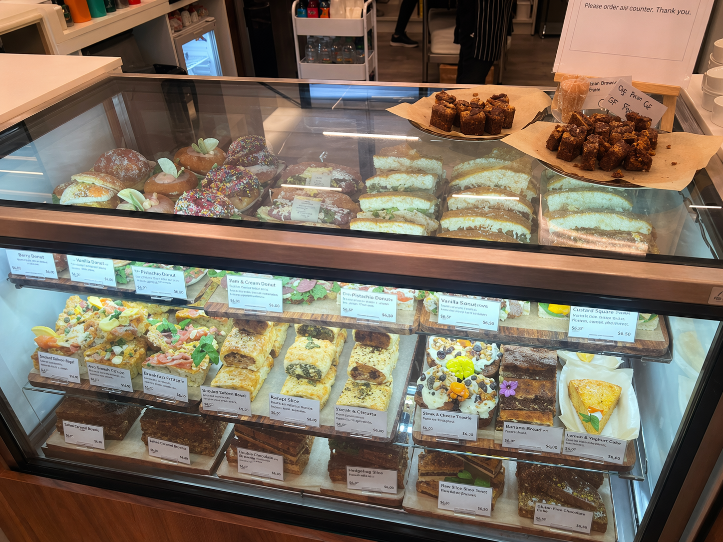 Coffee Mark cabinet display